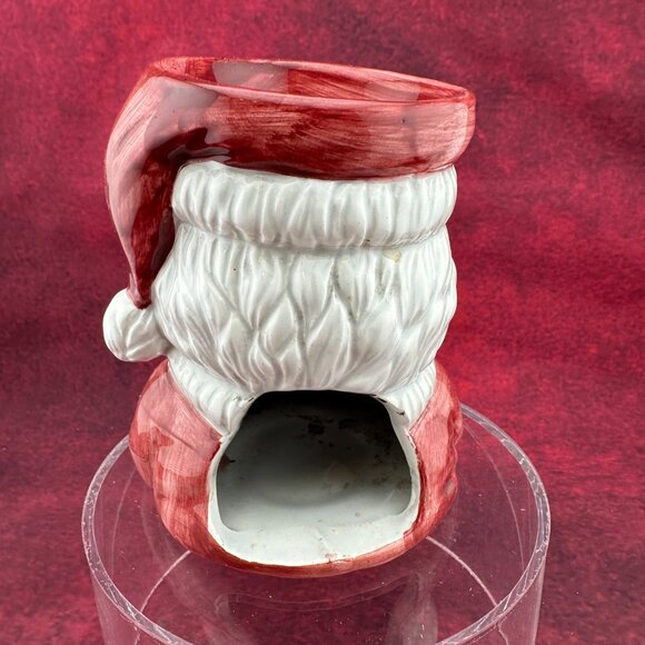 SANTA POTPOURRI, HAND PAINED CERAMIC FIGURINE w/ BOX, 5" TALL SLIGHTLY USED - Picture 3 of 11